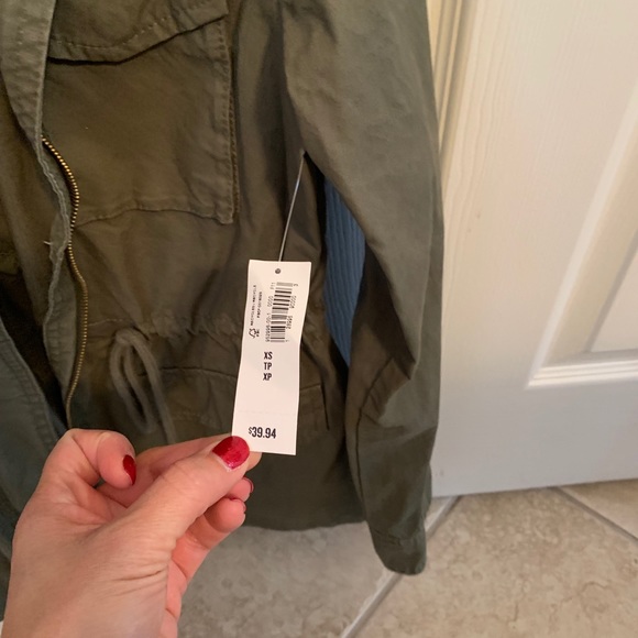 Old Navy Army green jacket - Picture 3 of 3